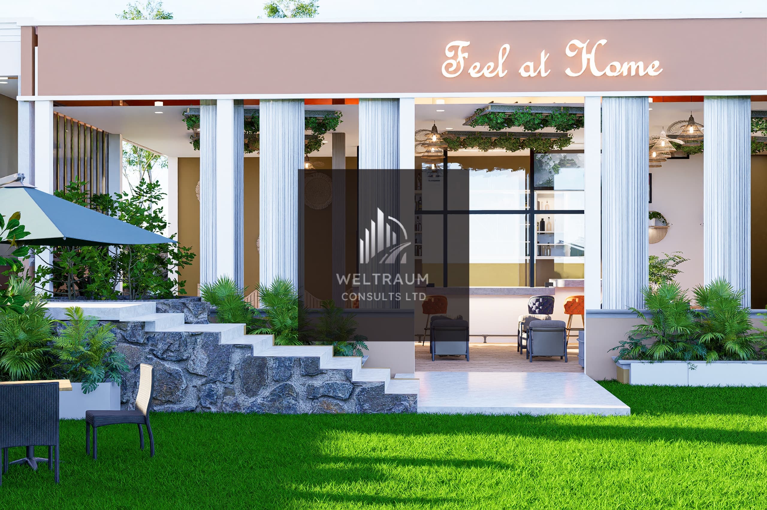 Interior Lounge the whole picture render 13